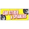Signmission CAR STEREO & SPEAKERS BANNER SIGN mp3 installation service amplifers B-96 Car Stereo & Speakers - alternate 1